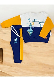 çojuxs Erkek Bebe 2'li Pijama Takımı Mevsimlik