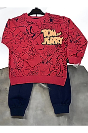 RAM Erkek Çocuk Tom & Jerry Desenli 2'li Eşofman Takımı