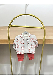 Mc. Elci Baby Erkek Bebe Kadife 3'lü Takım