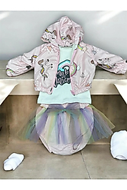 Mirabel Kız Bebe 3'lü Etekli Takım