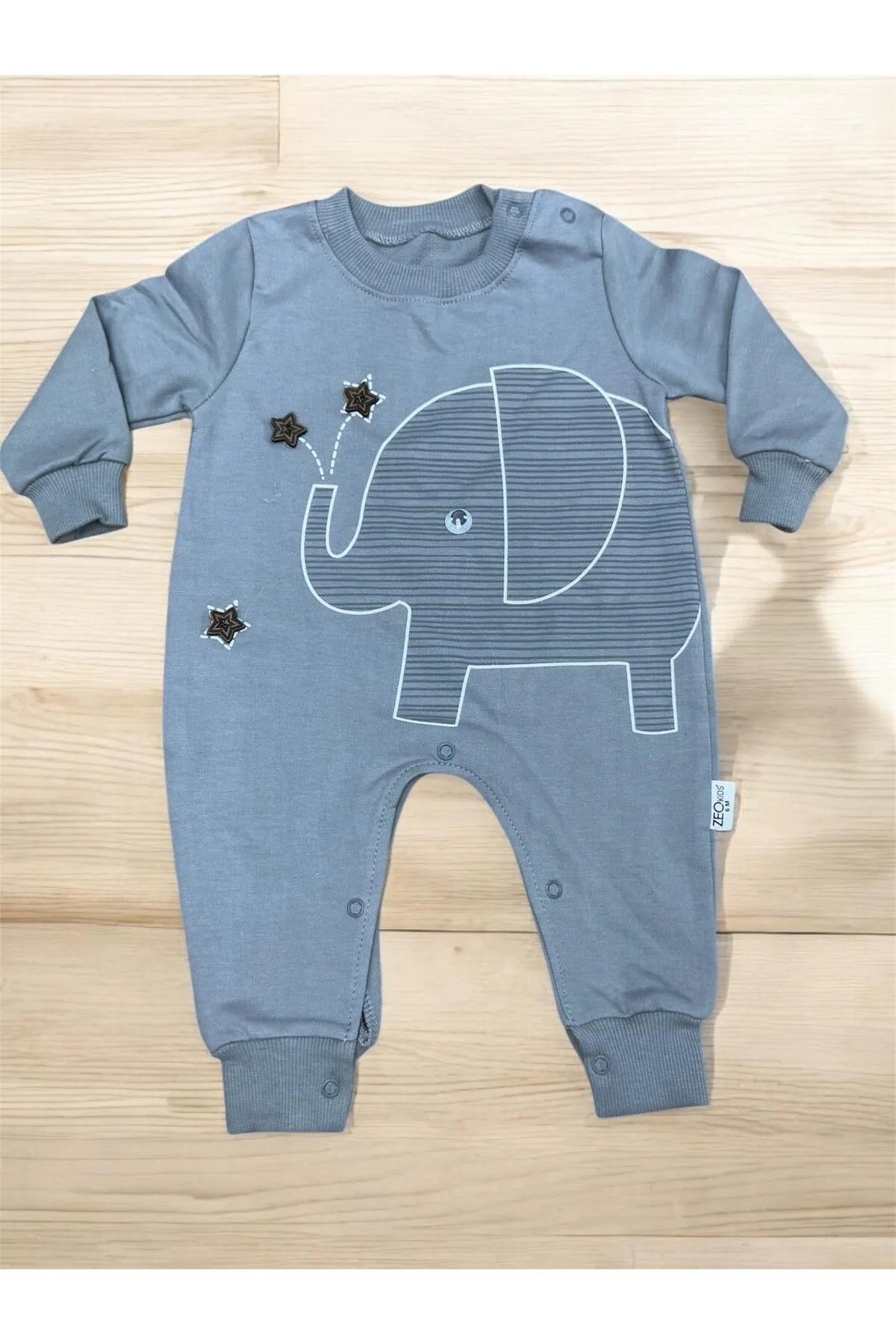 Zeo Erkek Bebe Mevsimlik Filli Tulum