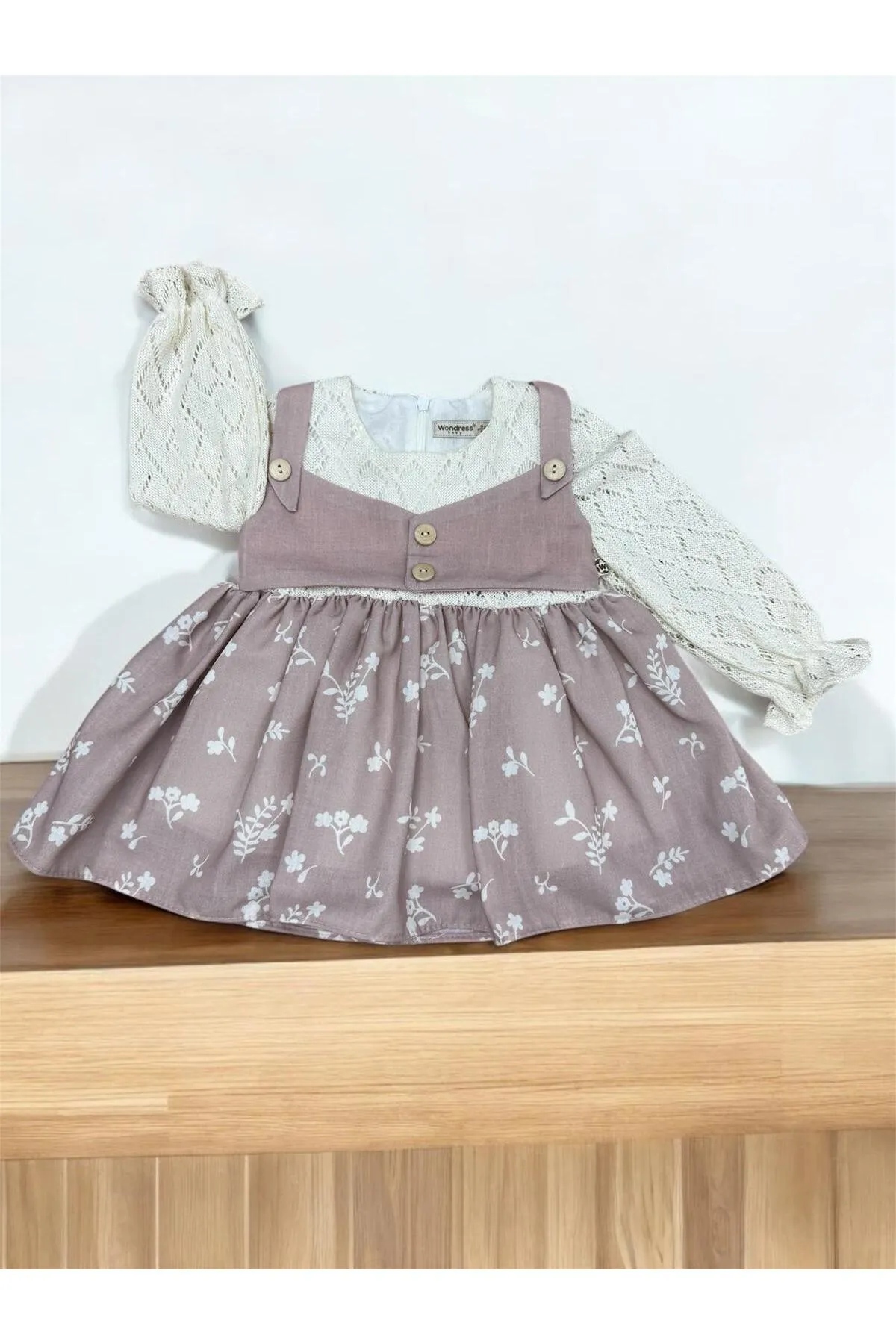 Baby Kız Bebe Büstiyerli Elbise