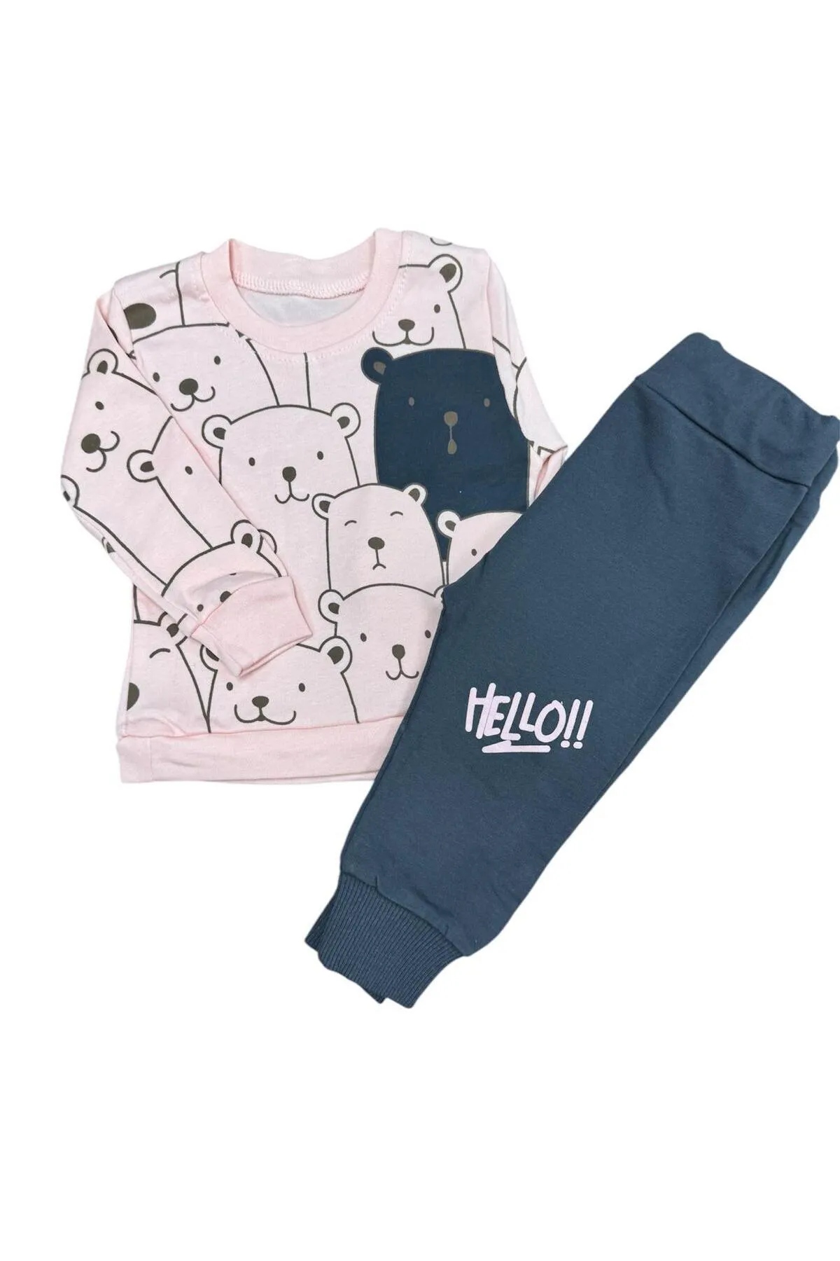 Zeo Kız & Erkek Bebe 2'li Takım