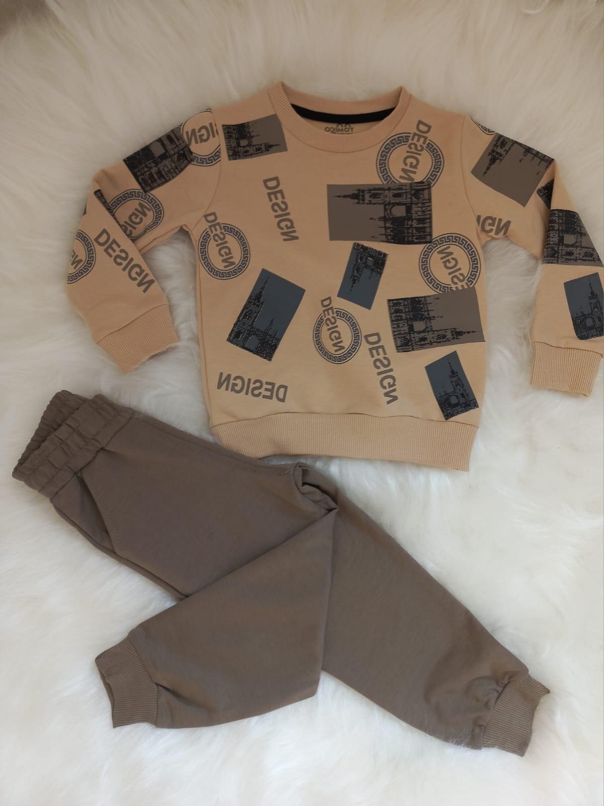 TOMICO Erkek Çocuk  Baskılı 2'Lİ Takım